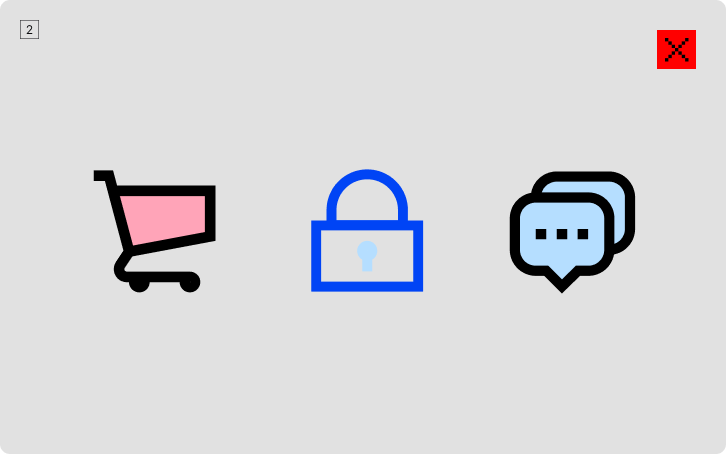 Don't color icons
